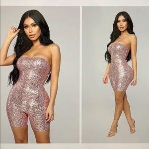 Birthday sequin romper